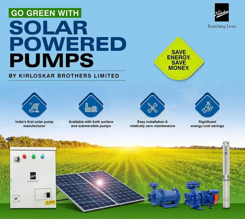 Kirloskar solar pump